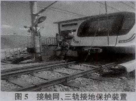 圖5為接觸網(wǎng)、不軌接地保護裝置